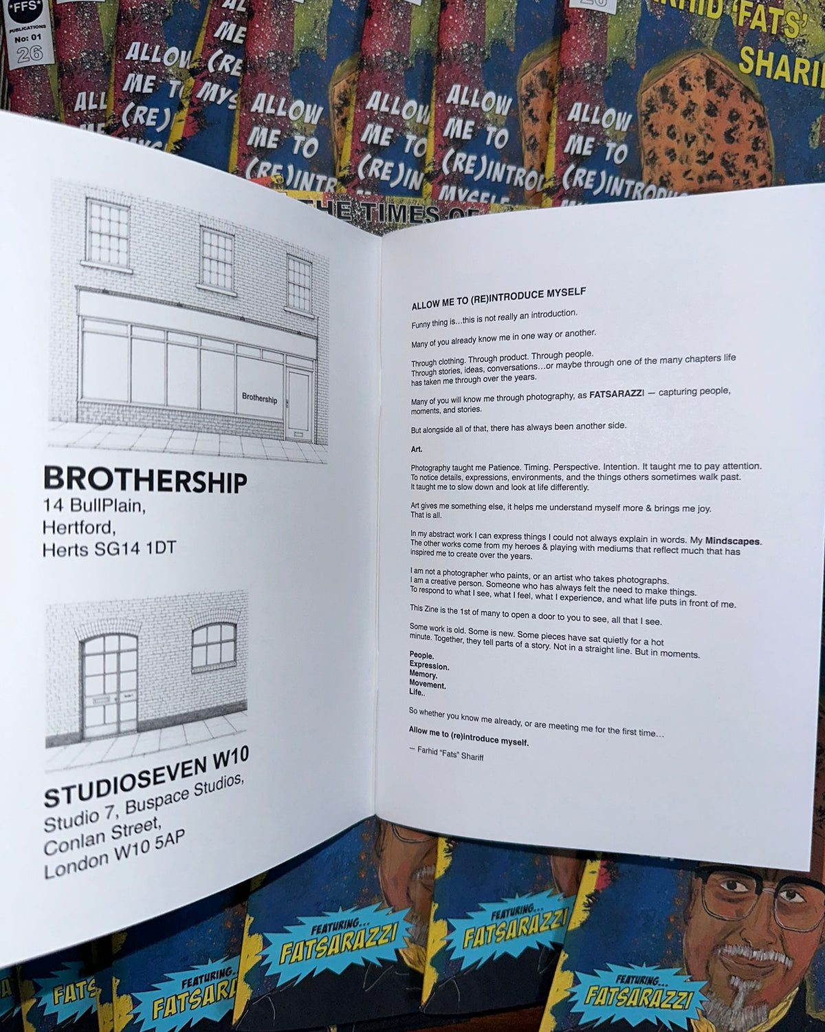 *FFS* -The Times of Farhid 'Fats' Shariff - Zine 01